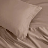 Egyptian Cotton Sateen Sheet Set 1500 Thread Count Taupe