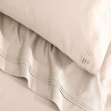 Egyptian Cotton Sateen Sheet Set 1500 Thread Count Ivory