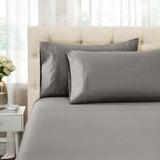 Egyptian Cotton Sateen Embroidered Sheet Set 1500 Thread Count