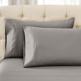 Egyptian Cotton Sateen Embroidered Sheet Set 1500 Thread Count
