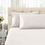Egyptian Cotton Sateen Embroidered Sheet Set 1500 Thread Count