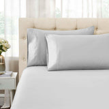 Egyptian Cotton Sateen Embroidered Sheet Set 1500 Thread Count