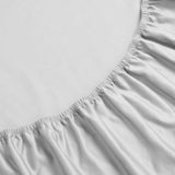 Egyptian Cotton Sateen Embroidered Sheet Set 1500 Thread Count