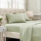 Egyptian Cotton Sateen Embroidered Sheet Set 1500 Thread Count