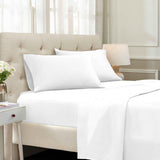Egyptian Cotton Sateen Embroidered Sheet Set 1500 Thread Count