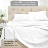 Egyptian Cotton Sateen Embroidered Sheet Set 1500 Thread Count