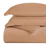 Egyptian Cotton 300 Thread Count Solid Luxury Duvet Cover Set