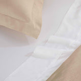 Egyptian Cotton 300 Thread Count Solid Luxury Duvet Cover Set