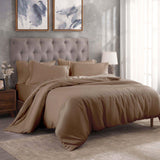Egyptian Cotton 300 Thread Count Solid Luxury Duvet Cover Set