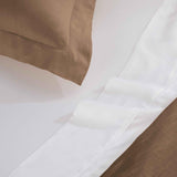 Egyptian Cotton 300 Thread Count Solid Luxury Duvet Cover Set