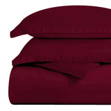 Egyptian Cotton 300 Thread Count Solid Luxury Duvet Cover Set