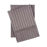 Egyptian Cotton 300 Thread Count Striped 2 Piece Pillowcase Set