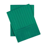 Egyptian Cotton 300 Thread Count Striped 2 Piece Pillowcase Set