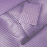 Egyptian Cotton 300 Thread Count Striped 2 Piece Pillowcase Set