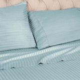 Egyptian Cotton 300 Thread Count Striped 2 Piece Pillowcase Set