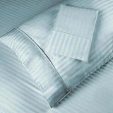Egyptian Cotton 300 Thread Count Striped 2 Piece Pillowcase Set