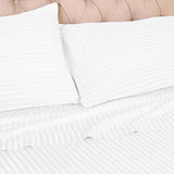 Egyptian Cotton 300 Thread Count Striped 2 Piece Pillowcase Set