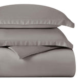 Egyptian Cotton 400 Thread Count Solid Luxury Duvet Cover Set