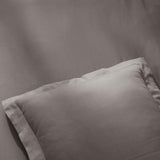 Egyptian Cotton 400 Thread Count Solid Luxury Duvet Cover Set