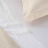 Egyptian Cotton 400 Thread Count Solid Luxury Duvet Cover Set