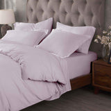 Egyptian Cotton 400 Thread Count Solid Luxury Duvet Cover Set