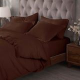 Egyptian Cotton 400 Thread Count Solid Luxury Duvet Cover Set