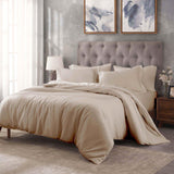 Egyptian Cotton 400 Thread Count Solid Luxury Duvet Cover Set