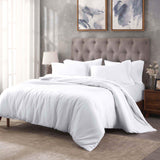 Egyptian Cotton 400 Thread Count Solid Luxury Duvet Cover Set