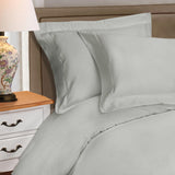 Egyptian Cotton 530 Thread Count Solid Luxury Duvet Cover Set