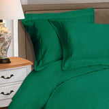Egyptian Cotton 530 Thread Count Solid Luxury Duvet Cover Set