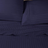 Egyptian Cotton 600 Thread Count Striped Pillowcase Set