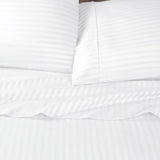 Egyptian Cotton 600 Thread Count Striped Pillowcase Set