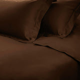 Egyptian Cotton 650 Thread Count Modern Solid Duvet Cover Set