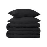 Egyptian Cotton 650 Thread Count Modern Solid Duvet Cover Set