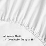 700 Thread Count Egyptian Cotton Sateen Bed Sheet Set