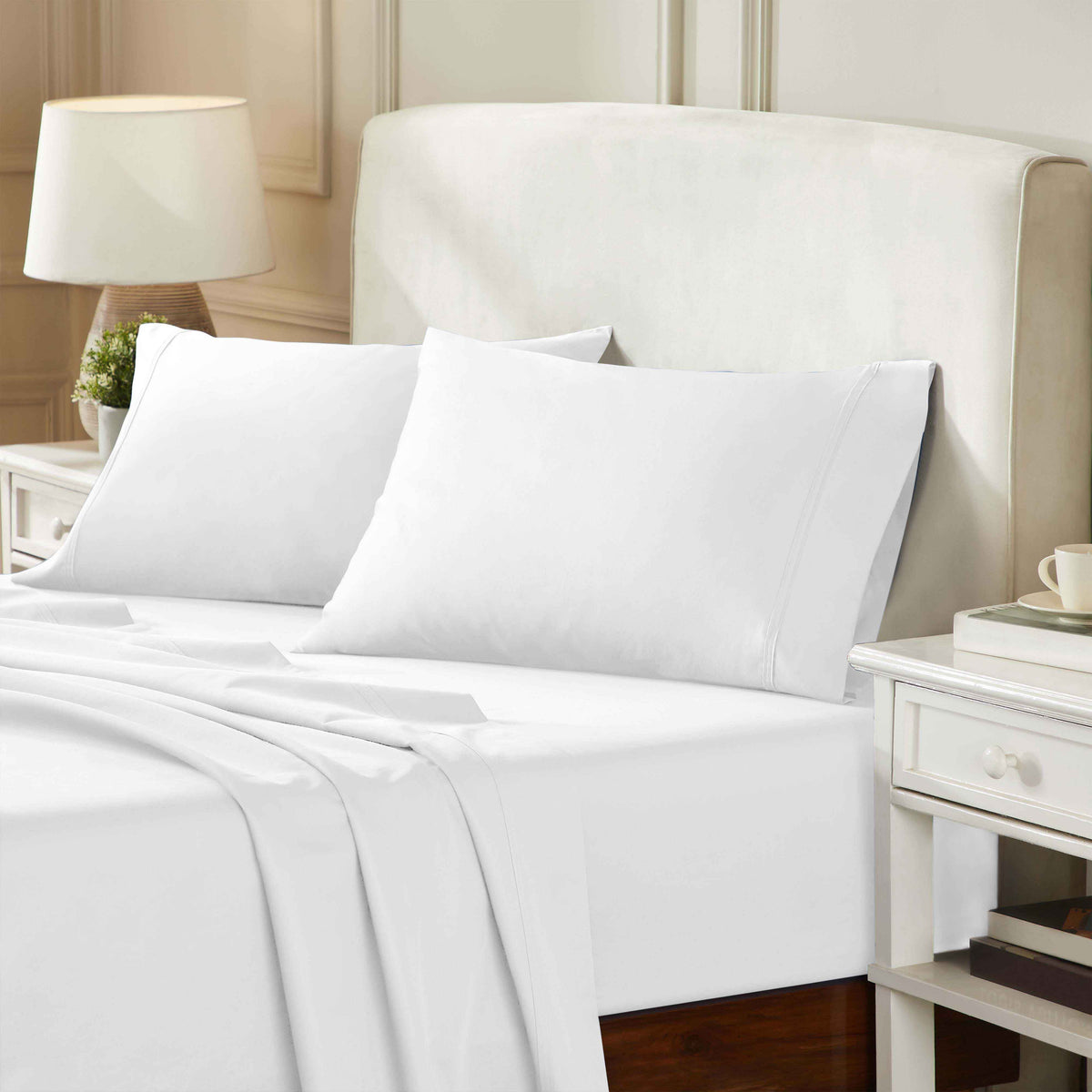 850 Thread Count Egyptian Cotton Sateen Bed Sheet Set
