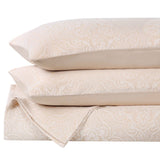 Enzy Medium Weight Floral Matelasse 3 Piece Bedspread Pillow Sham Set