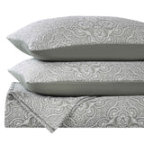 Enzy Medium Weight Floral Matelasse 3 Piece Bedspread Pillow Sham Set