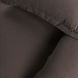 Flannel Cotton Modern Solid Fuzzy Duvet Cover Set With Pillow Shams