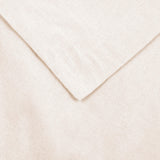 Flannel Cotton Modern Solid Fuzzy Duvet Cover Set With Pillow Shams