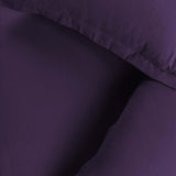 Flannel Cotton Modern Solid Fuzzy Duvet Cover Set With Pillow Shams