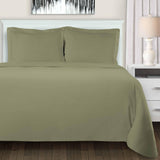 Flannel Cotton Modern Solid Fuzzy Duvet Cover Set With Pillow Shams
