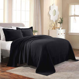 Fleur De Lis Jacquard Matelassé Cotton Medallion Bedspread Set