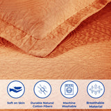 Fleur De Lis Jacquard Matelassé Cotton Medallion Bedspread Set