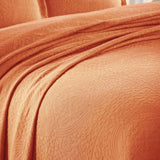 Fleur De Lis Jacquard Matelassé Cotton Medallion Bedspread Set