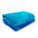 Floral Mandala Egyptian Cotton Oversized 2 Piece Beach Towel Set