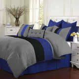 Florence 8-Piece Comforter Set With Shams, Bed Skirt and Pillow