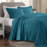 Florin Cotton Matelasse Weave Jacquard Scroll Medallion Bedspread Set