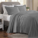 Florin Cotton Matelasse Weave Jacquard Scroll Medallion Bedspread Set