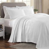 Florin Cotton Matelasse Weave Jacquard Scroll Medallion Bedspread Set